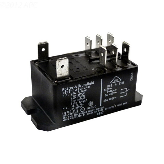 Wes Garde Components Relay Dpdt 30A 240Vac Coil