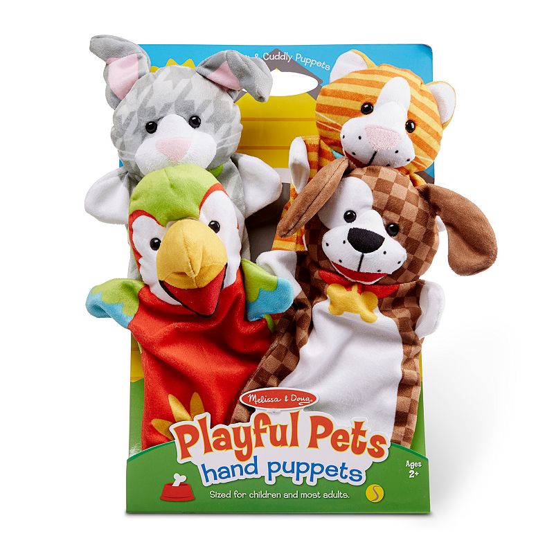 Melissa and Doug Playful Pets Hand Puppets