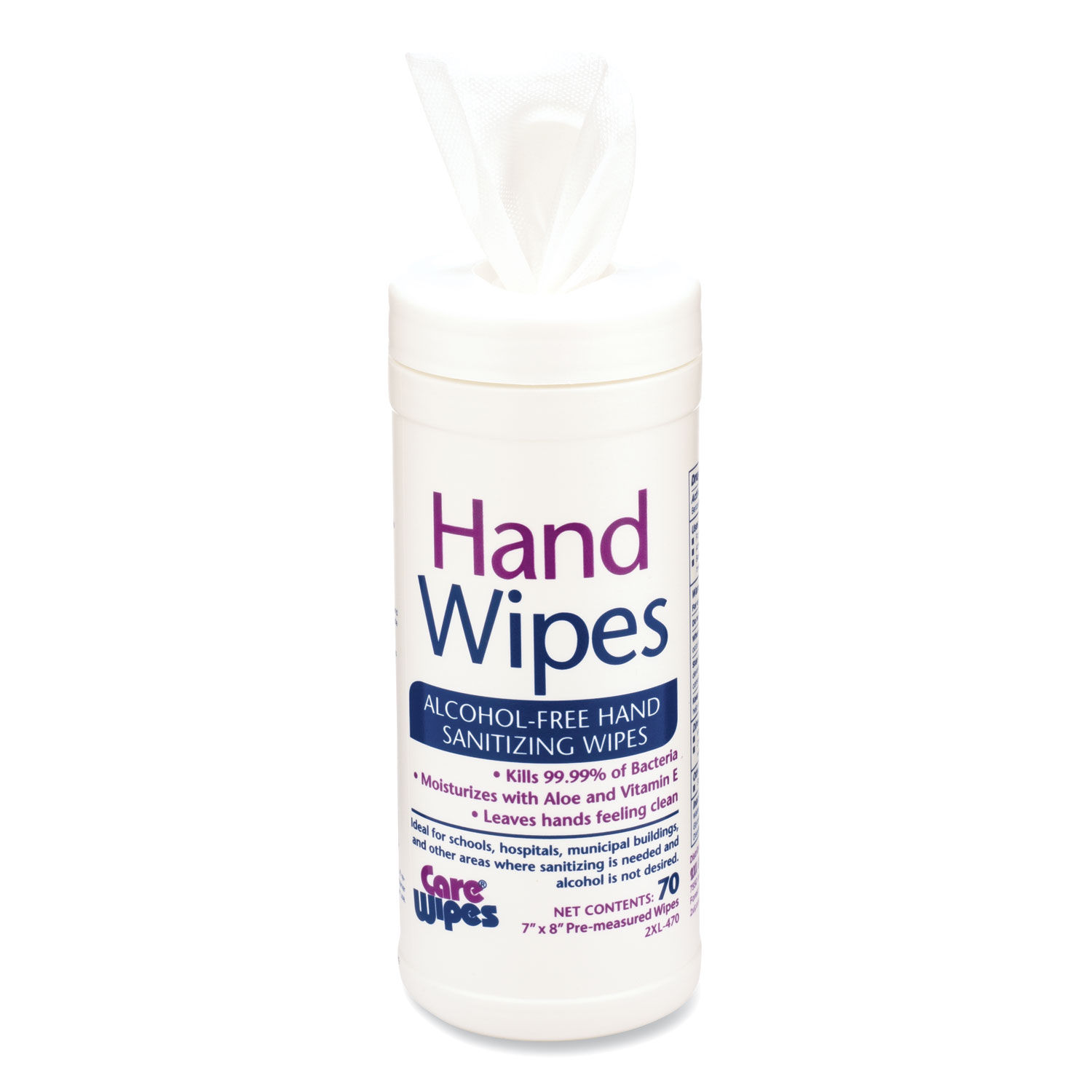 Alcohol Free Hand Sanitizing Wipes by 2XL TXL470