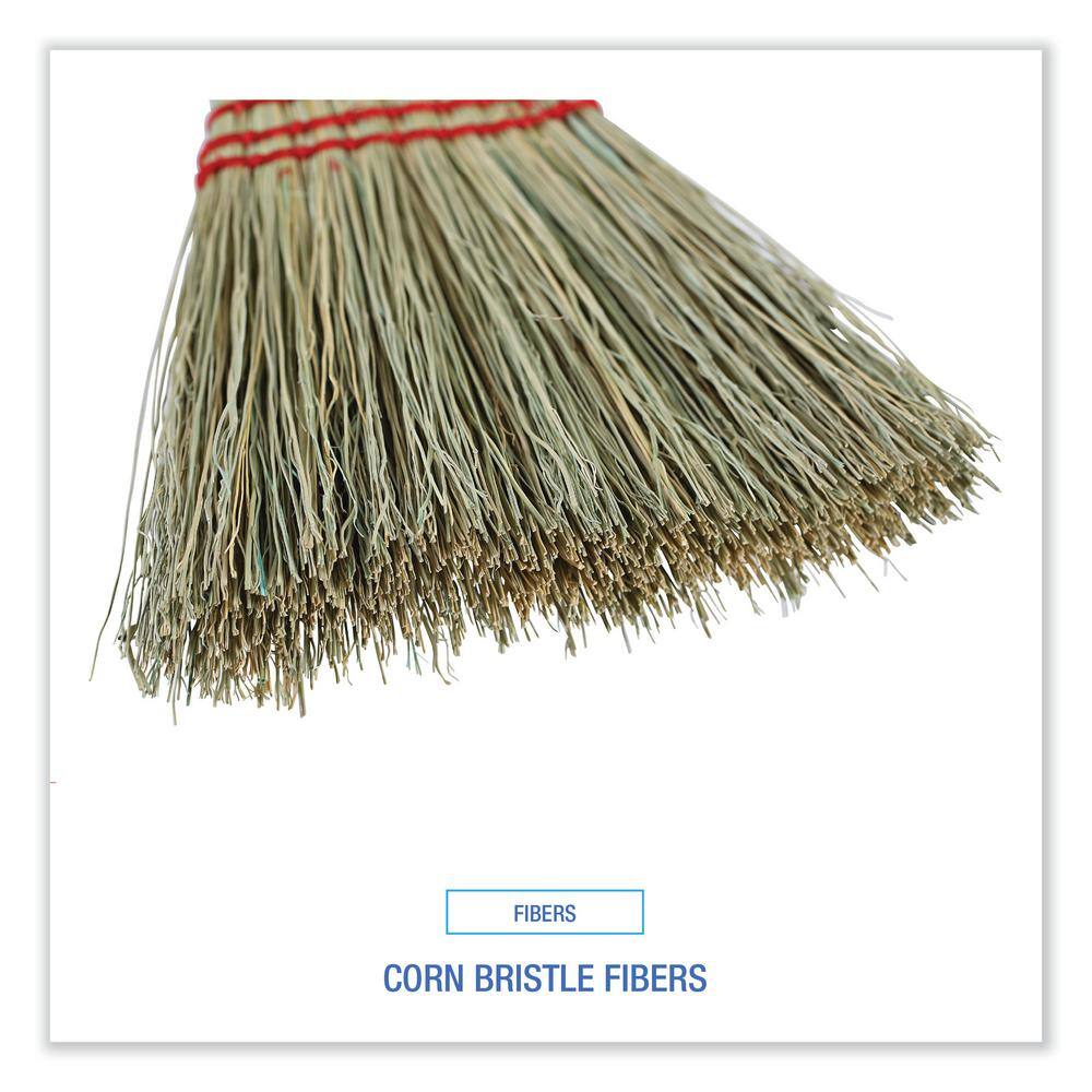 Boardwalk Corn Fiber Bristles Whisk Broom in Yellow (12Carton) BWK951WC