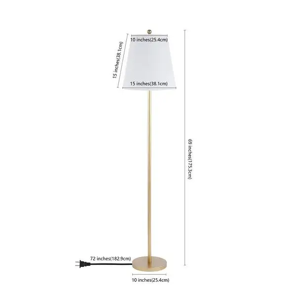 SAFAVIEH Lighting 68-inch Haelyn Floor Lamp - 15