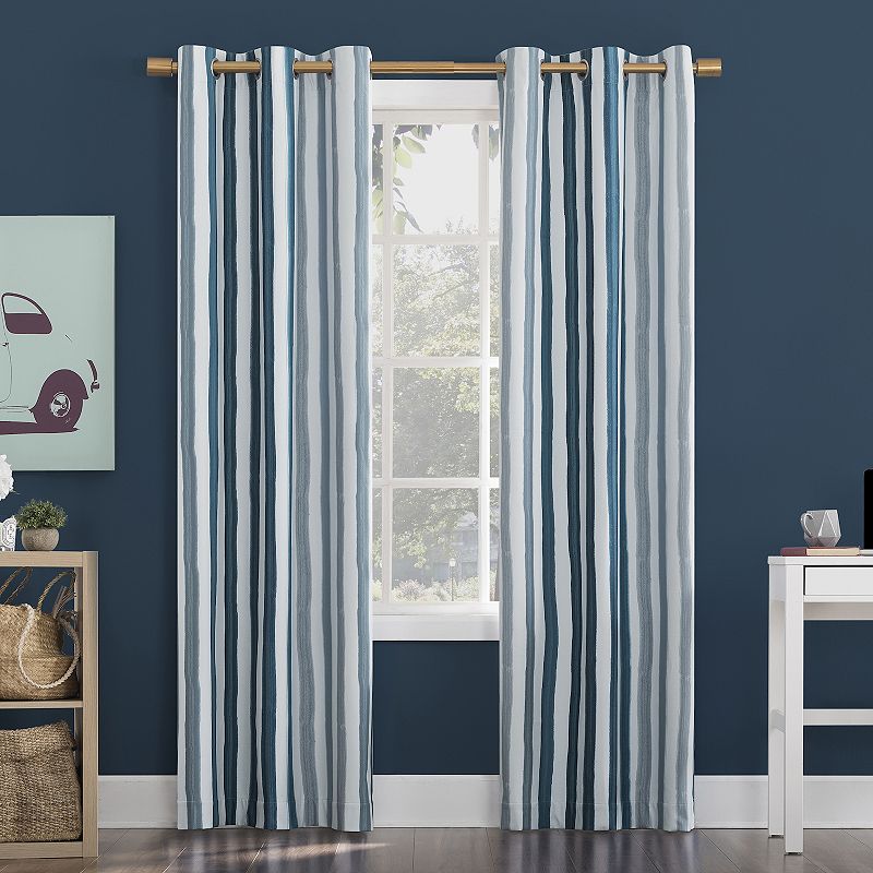 Sun Zero Generation Pippa 100% Blackout Grommet Window Curtain