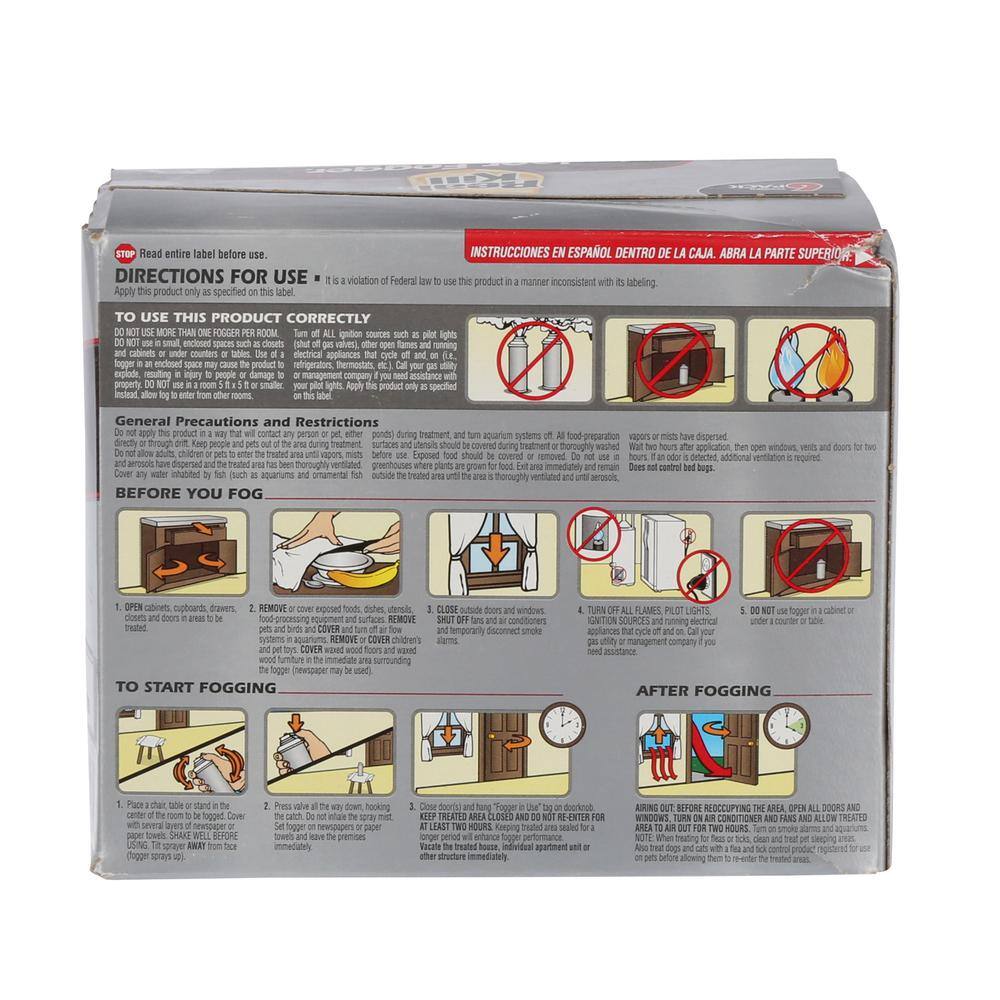 Real-Kill Indoor Fogger Insect Killer Aerosol (6-Count) HG-10064-2