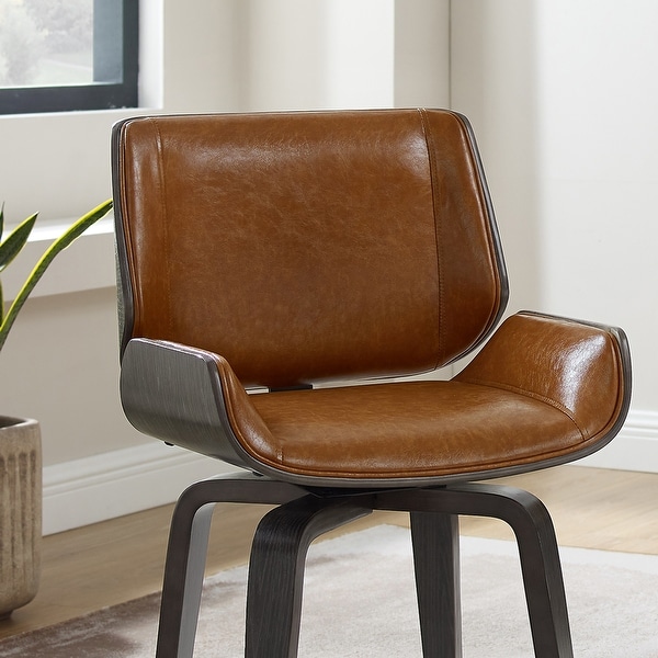 Art Leon Mid-century Modern Swivel Accent Chair