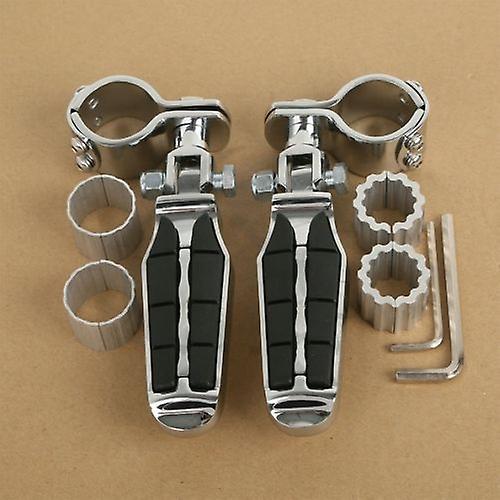 Born Pretty 1andquot; 30mm 35mm Chrome Highway Clamp Foot Peg For Harley Sportster Xl 883 1200 1340