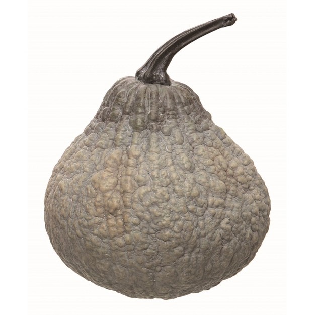 Transpac Resin Brown Harvest Small Matte Gourd