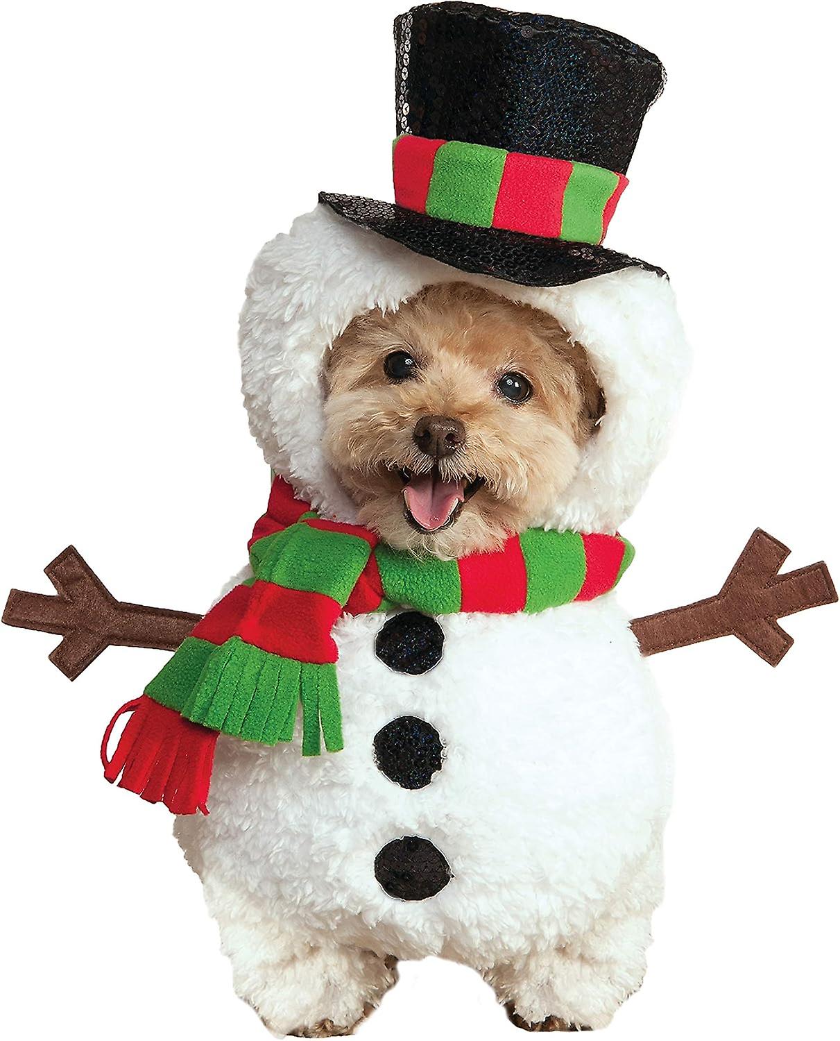 Christmas Snowman Pet Costume$dog Snowman Costume$dog Christmas Clothes Holiday Dog Cat Pet(suitable For Pets Within 4 Kg)