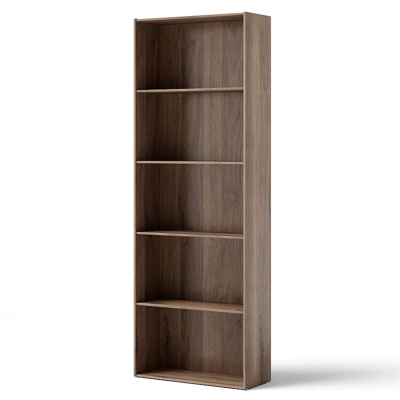 5-Shelf Storage Bookcase Modern Multi-Functional Display Cabinet Furniture