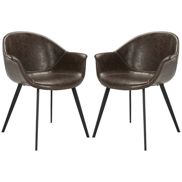 SAFAVIEH Dublin Mid-Century Modern Tub Accent Chair (Set of 2) - 26