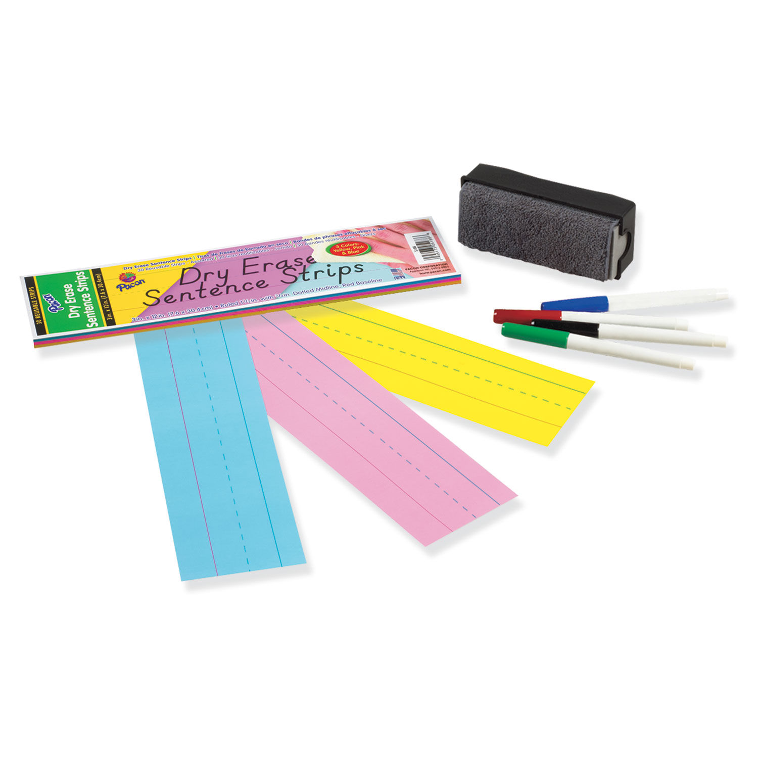 Dry Erase Sentence Strips by Paconandreg; PAC5188