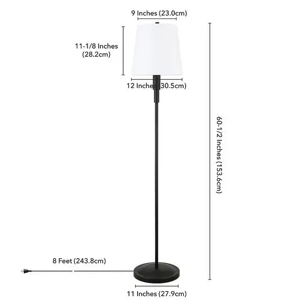 Emerson Blackened Bronze Floor Lamp