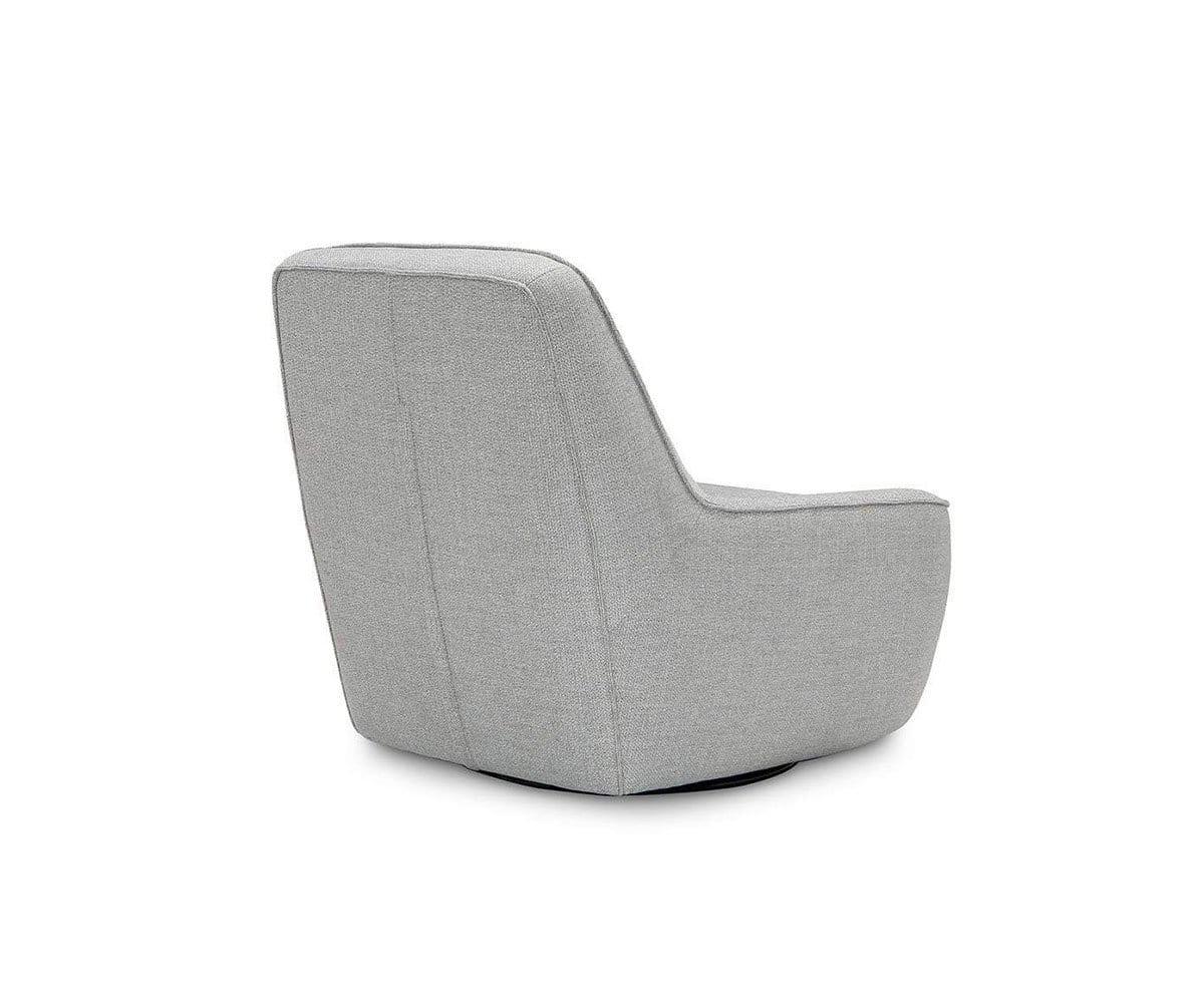 Rost Swivel Chair - Light Grey/Blue