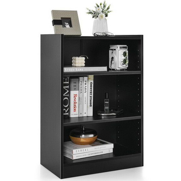 Costway 72853914 3 Tier Bookcase Open Display Rack...