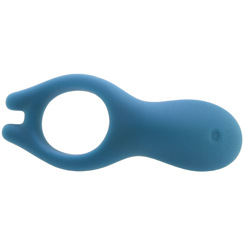 iRing Vibrating Silicone Cock Ring in Marine Blue