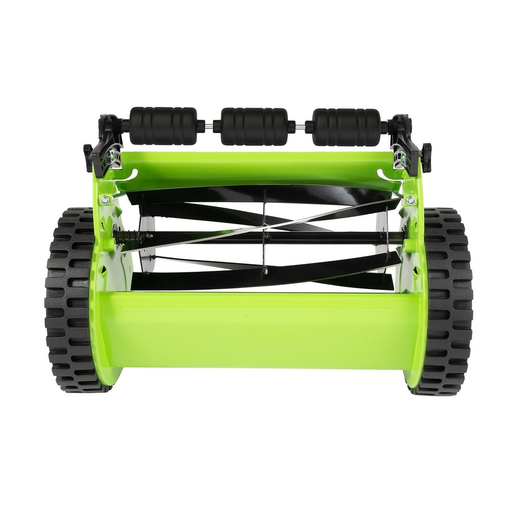 12 Inch 5 Blade Push Reel Manual Lawn Mower