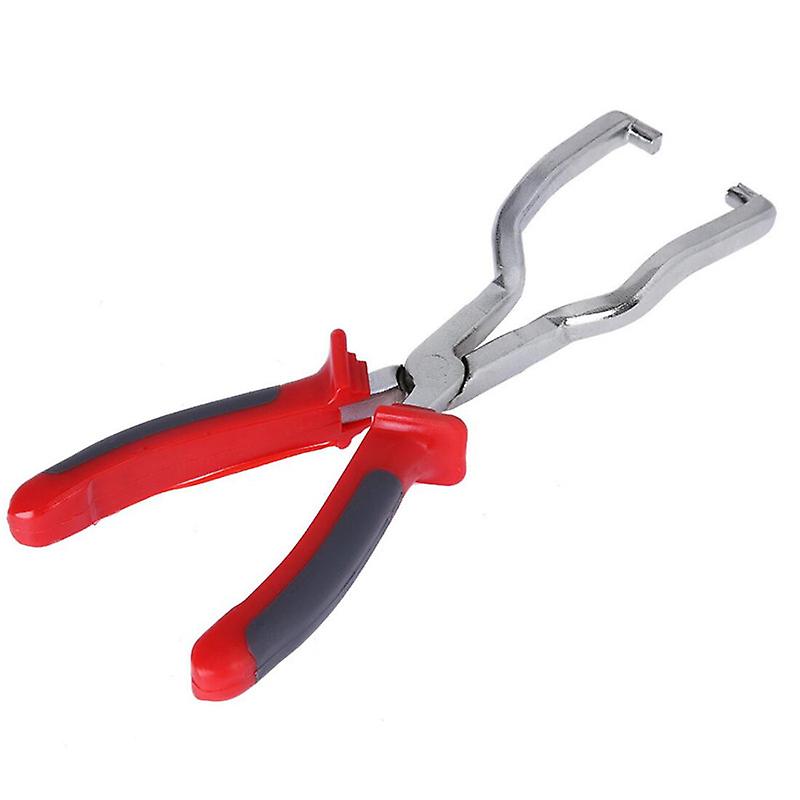 Fuel Line Clip Pipe Plier Disconnect Removal Tool Car Hose Clamp Plier Car Angled Clip Plier Tube Bundle Removal Repair Tool