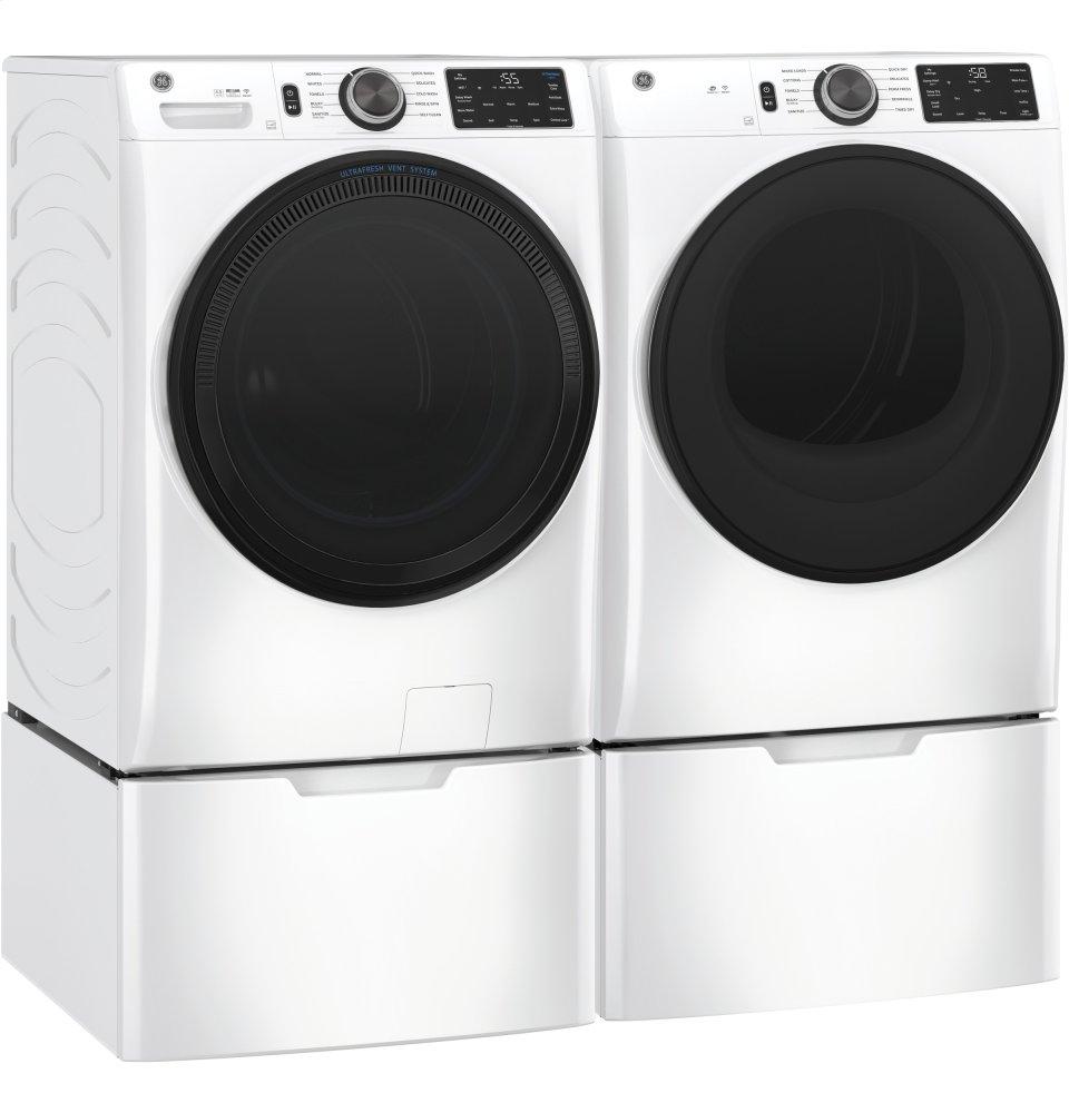 Ge Appliances GFD55ESSNWW Ge® 7.8 Cu. Ft. Capacity Smart Front Load Electric Dryer With Sanitize Cycle