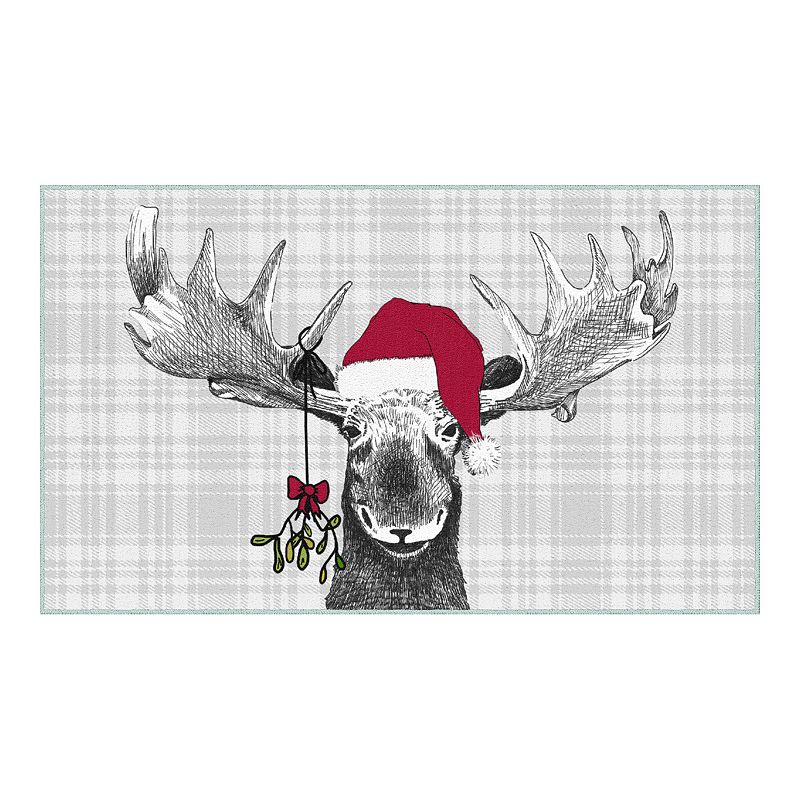 Mohawk® Home Prismatic Holiday Moose Grey Rug