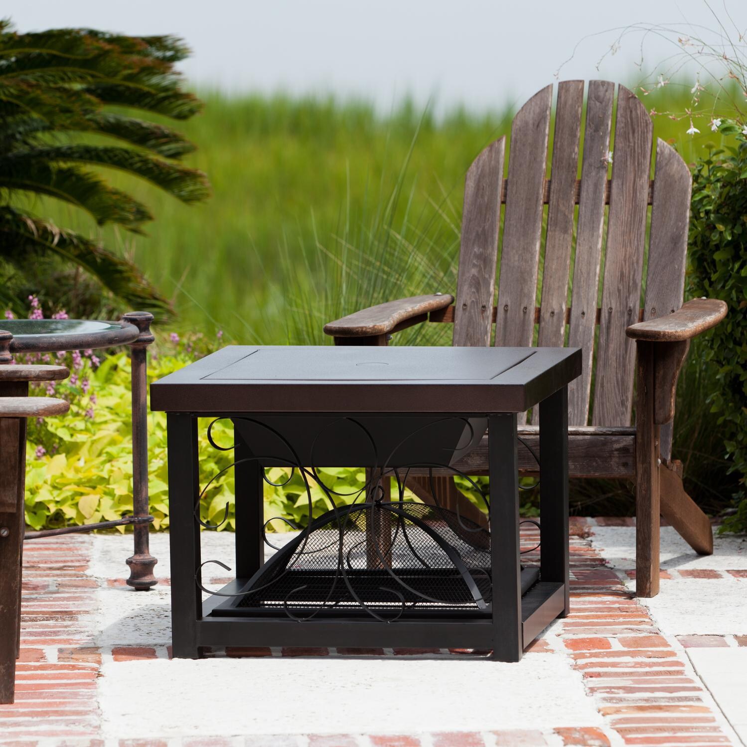 28-Inch Wood-Burning Fire Pit Table By Ultimate Patio