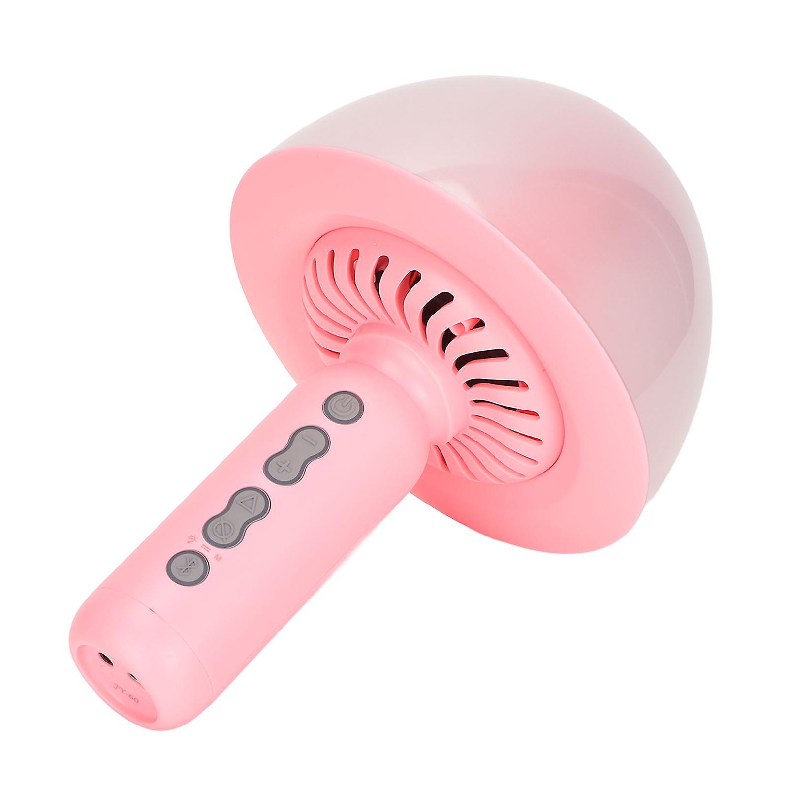 Bluetooth Wireless Karaoke Mic Night Light Bluetooth Microphone For Party Ktv Home Holidaypink