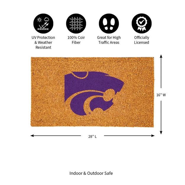 Coir Mat 16 quot x28 quot Kansas State University