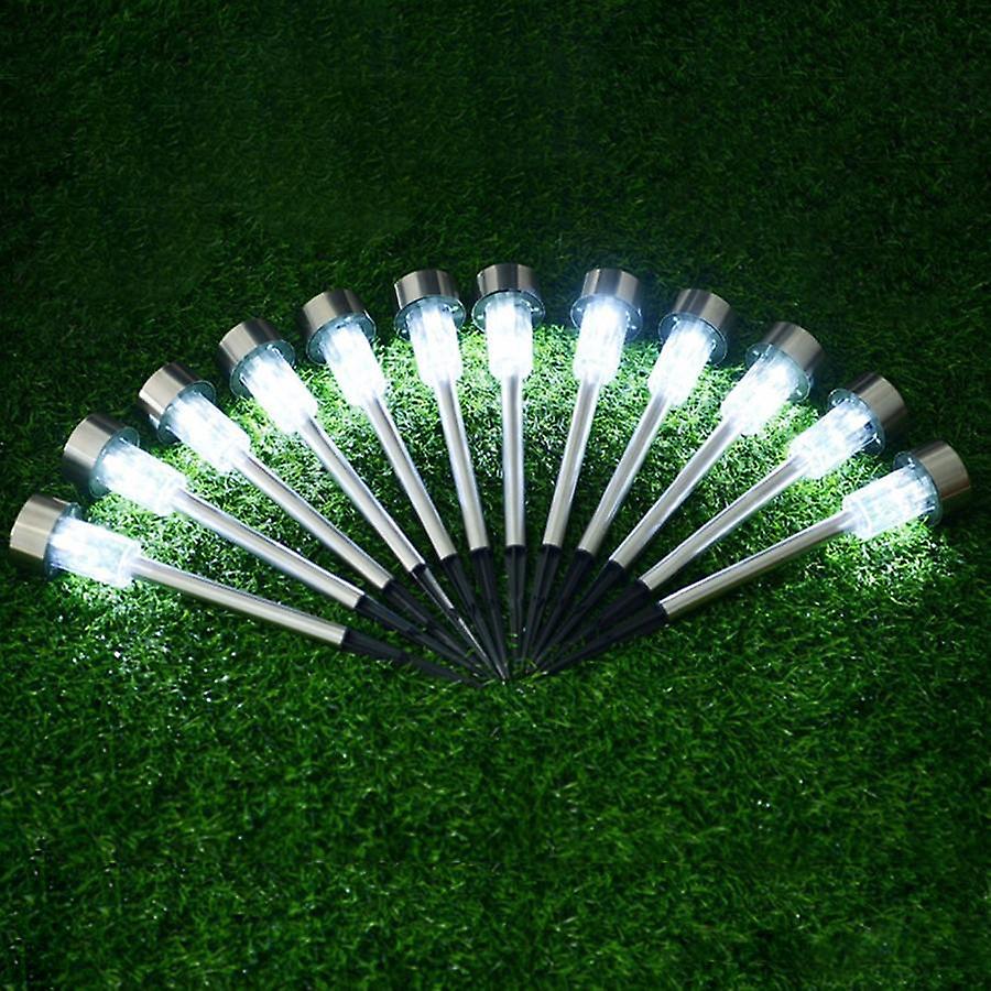 4x Solar Powered Garden Lamps - LED