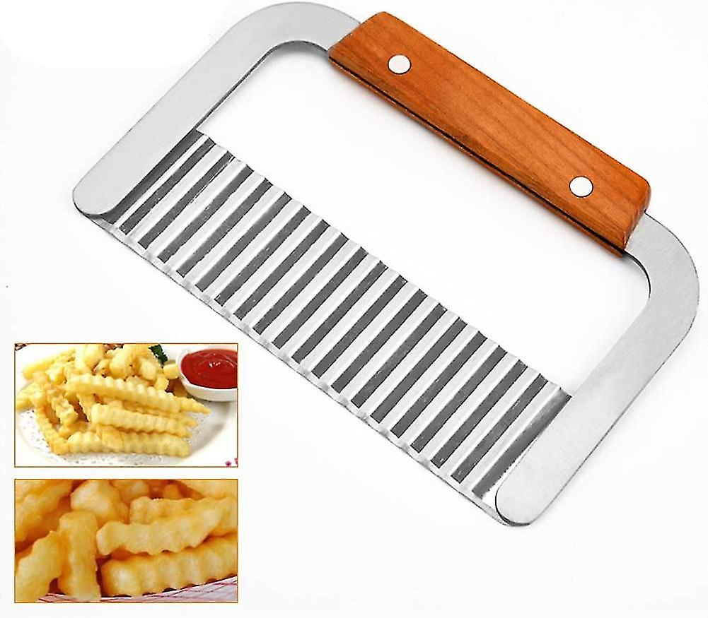 Stainless Steel Wave Slicer Vegetable Slicer Potato Cutter Potato Cutter Soap Cutter Kitchen Cutting Tool For Potato Carrot Cucumber Handmade Soap