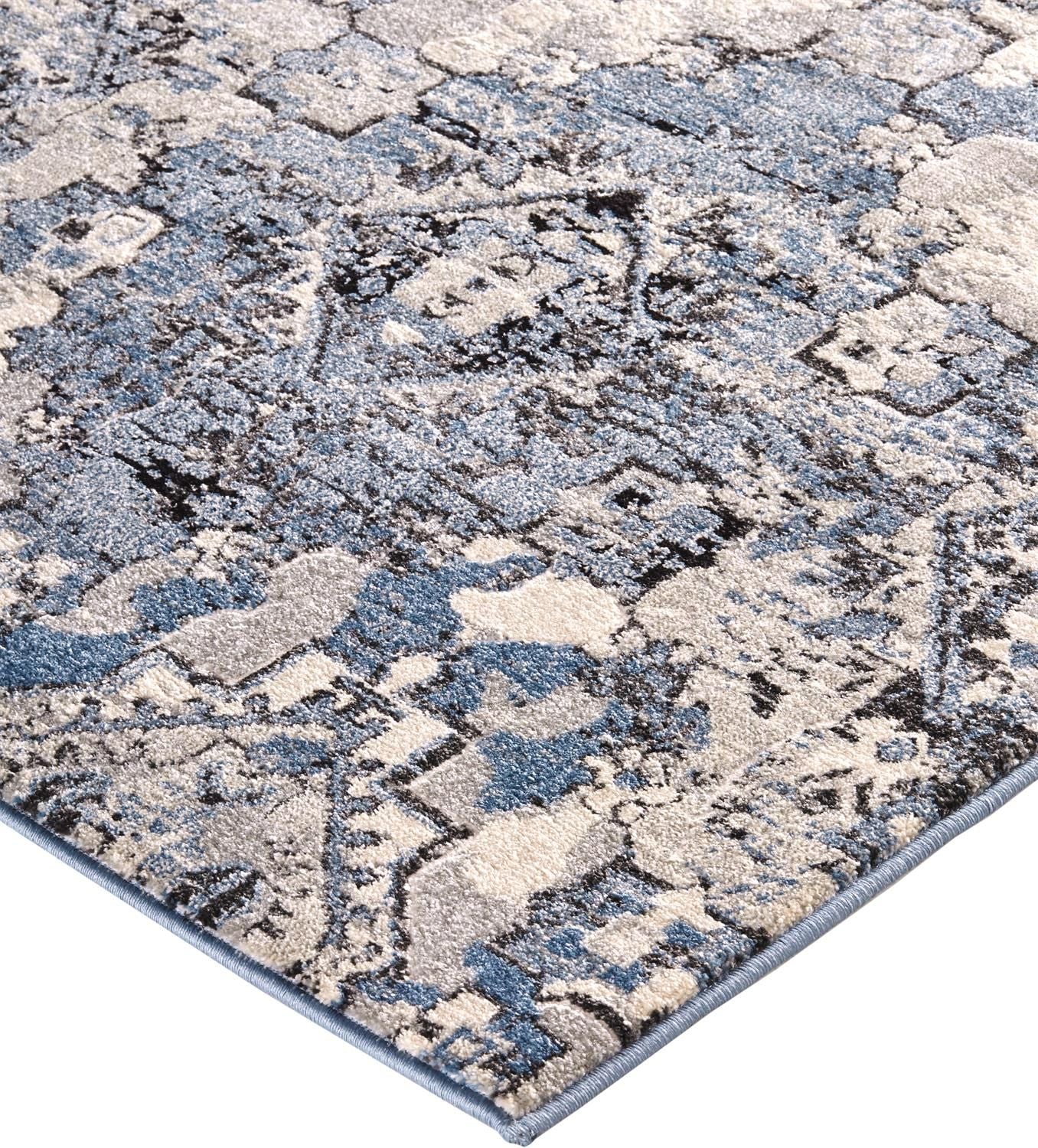 Tullamore Blue and Tan Rug by BD Fine