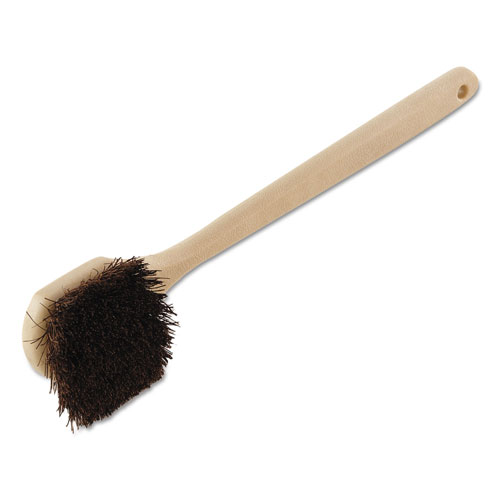 Boardwalk Utility Brush | Palmyra Bristle， Plastic， 20