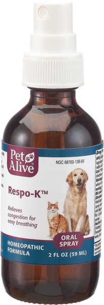 PetAlive Respo-K Homeopathic Medicine for Respiratory Infections for Cats and Dogs