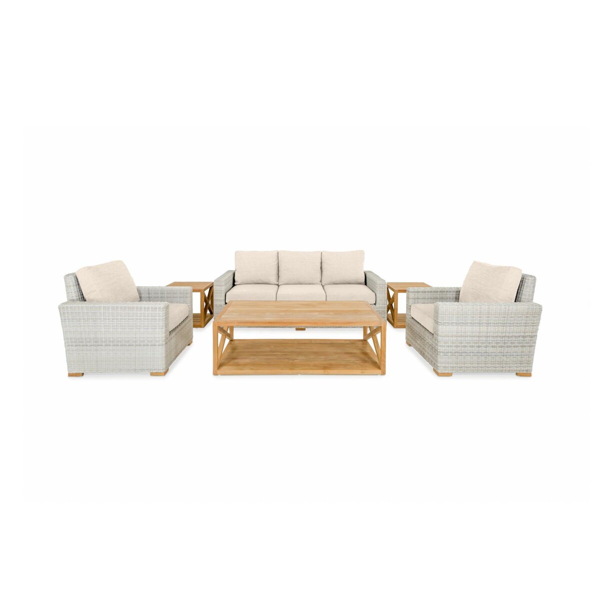 Signature Everglades Sofa/Clubs 6-Piece Lounge Set