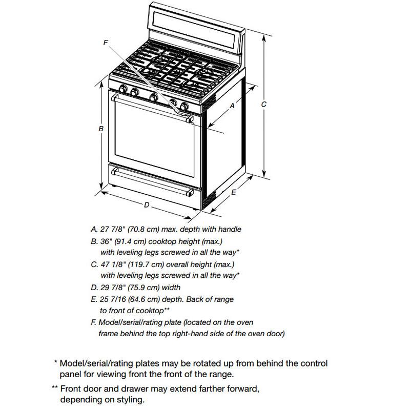 KitchenAid 30-inch Slide-In Gas Range KFGG500EWH