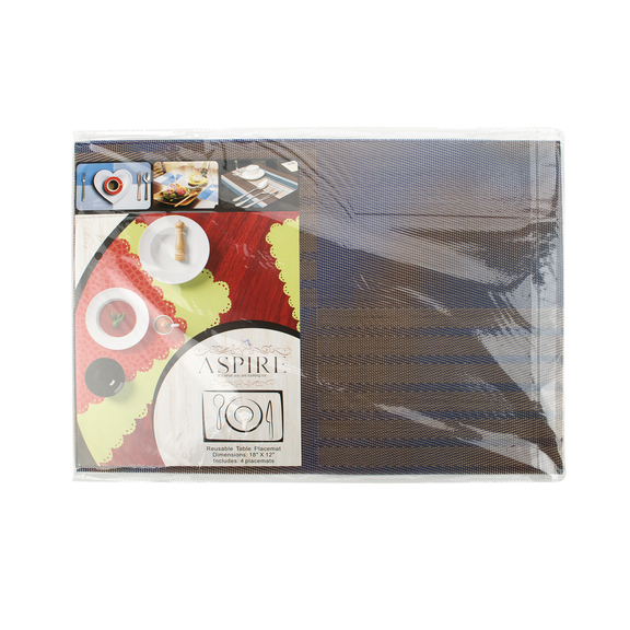 Aspire 8PCS Elegant Placemats For Round Table