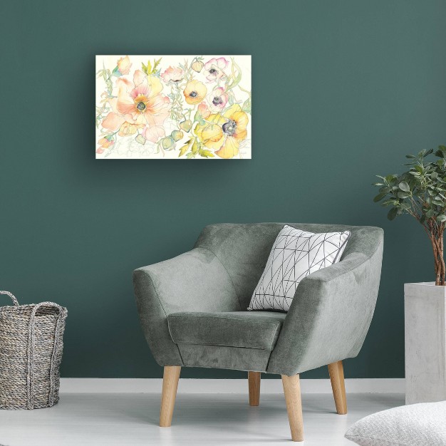 12x19 Kristy Rice x27 pastel Garden Ii x27 Canvas Art