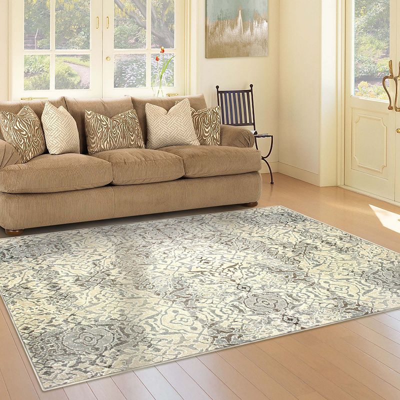 Superior Corbin Damask Indoor Area Rug