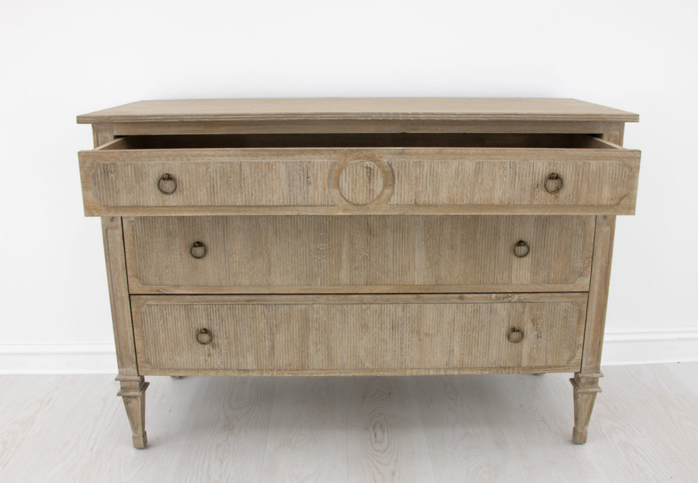 Admon Natural Accent Table   Farmhouse   Accent Chests And Cabinets   by Virgil Stanis Design  Houzz