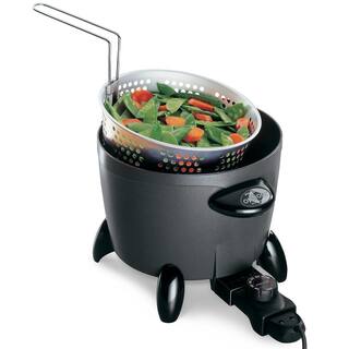 Presto Options 6 Qt. Dark Gray Electric Multi-Cooker 06003