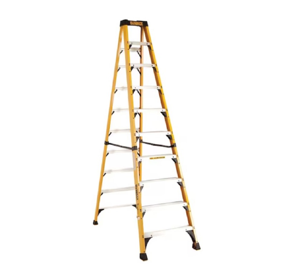 DEWALT Stepladder Type IAA 375lb Rated FG 10' DXL3410-10 from DEWALT