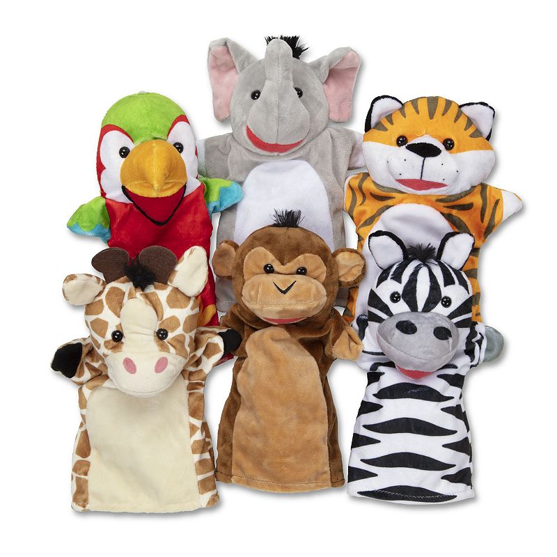 Melissa and Doug Safari Buddies Hand Puppets Set