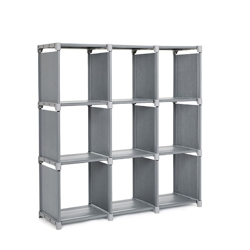 9 Cube Diy Storage Shelves Open Bookshelf Closet Organizer Rack Cabinet