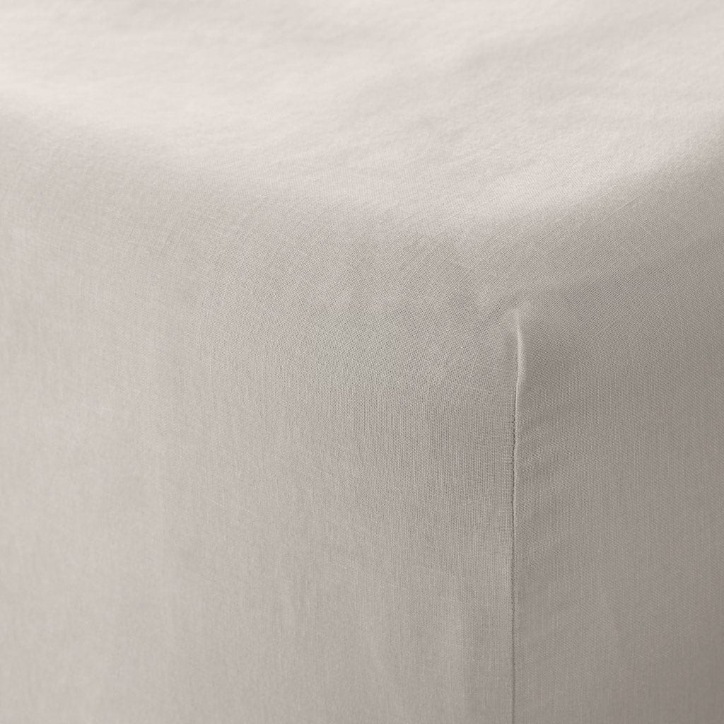 Stonewashed Linen Fitted Sheet