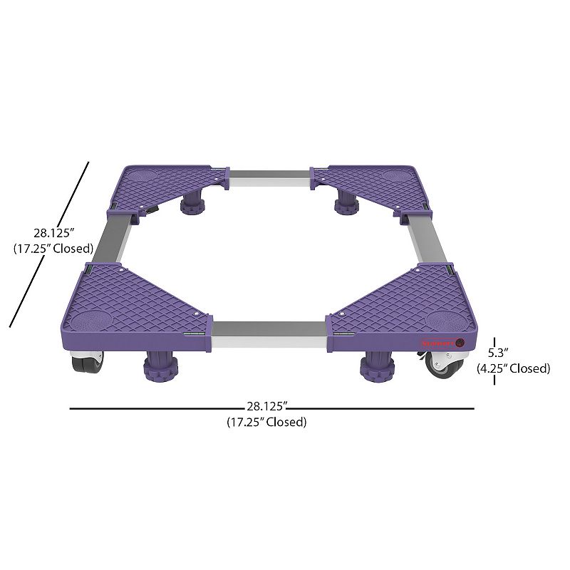 Stalwart Multipurpose Locking Swivel Wheel Dolly