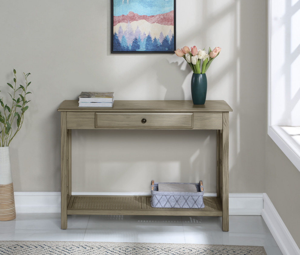 Cambridge Foyer Table   Traditional   Coffee And Accent Tables   by Office Star Products  Houzz