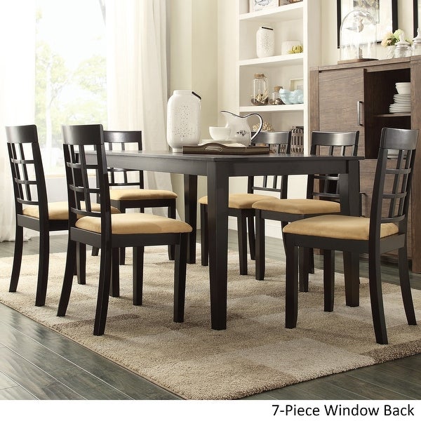 Wilmington Black Wood Dining Set by iNSPIRE Q Classic