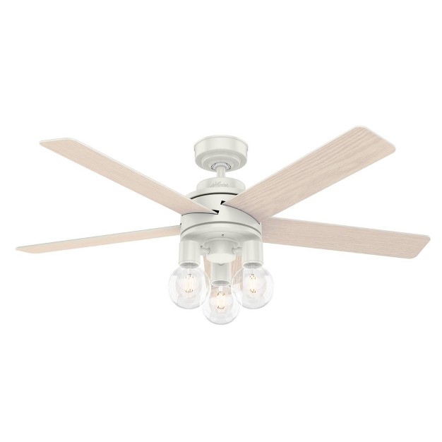 Hardwick Ceiling Fan With Remote includes Led Light Bulb Hunter Fan