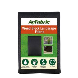 Agfabric 4 ft. x 50 ft. Underlayment Non-Woven Landscape Fabric Weed Barrier Ground Cover Garden Mats for Raised Garden Bed WB1504050