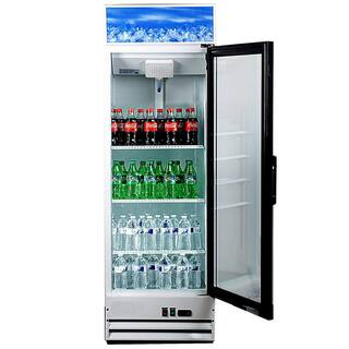 Cooler Depot 28 in. W 23 cu. ft. One Glass Door Commercial Merchandiser Refrigerator Reach in White DXXXG648BFM