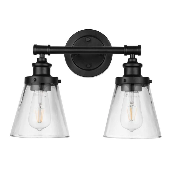 Prominence Home Helenah, Vanity Light, Matte Black - Matte Black