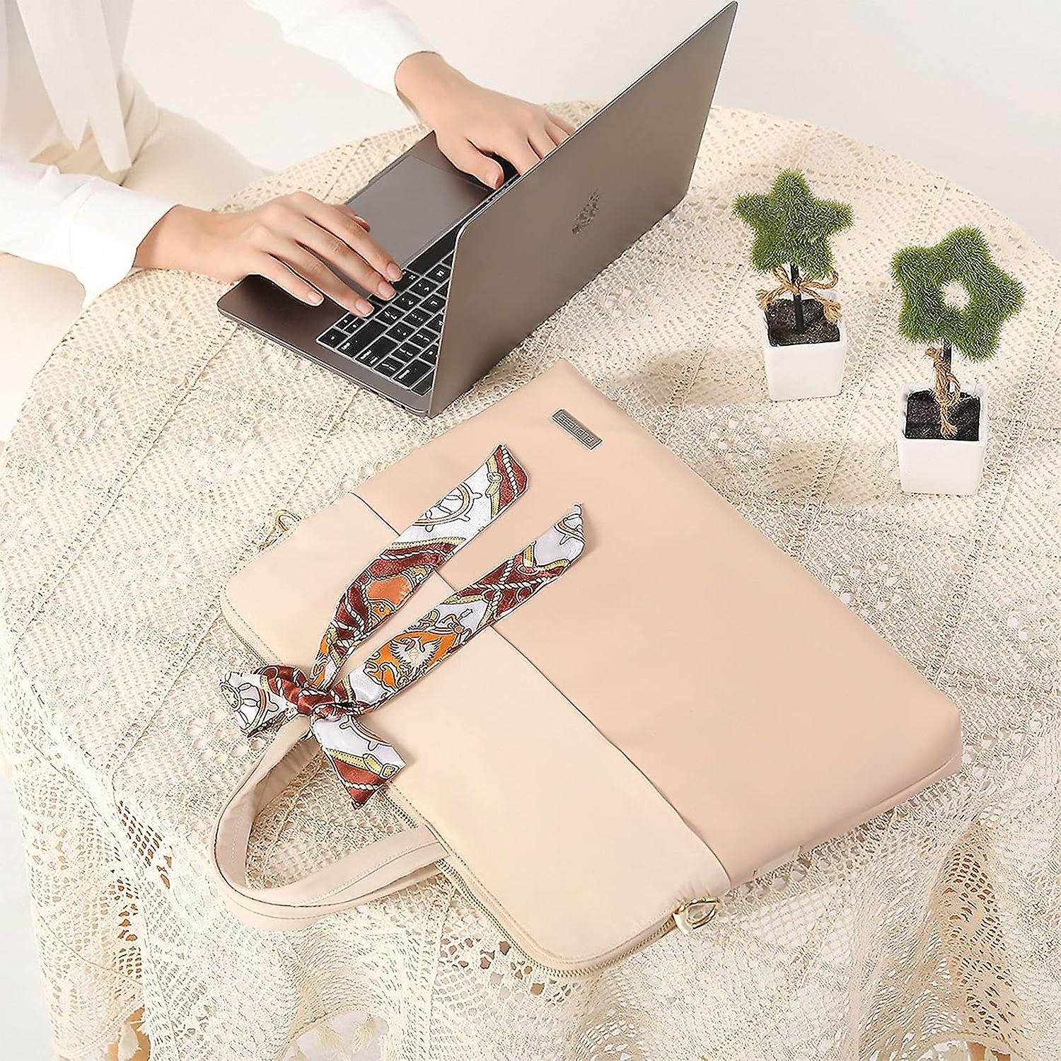 Laptop Bag For Women Waterproof Ultra Thin Computer Shoulder Messenger Laptop Case Macbook Pro Air Hp Dell 13 14 15.6 inch