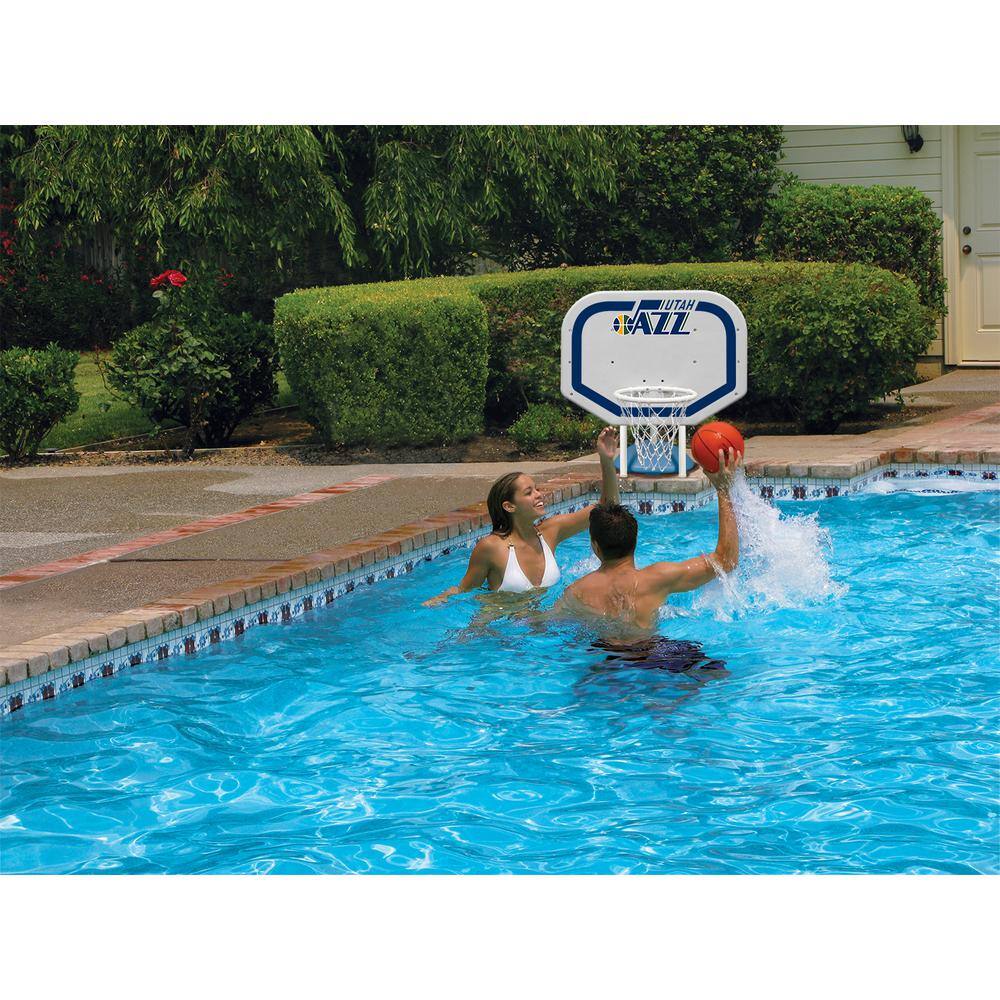 Poolmaster Utah Jazz NBA Pro Rebounder Swimming Pool Basketball Game 72960